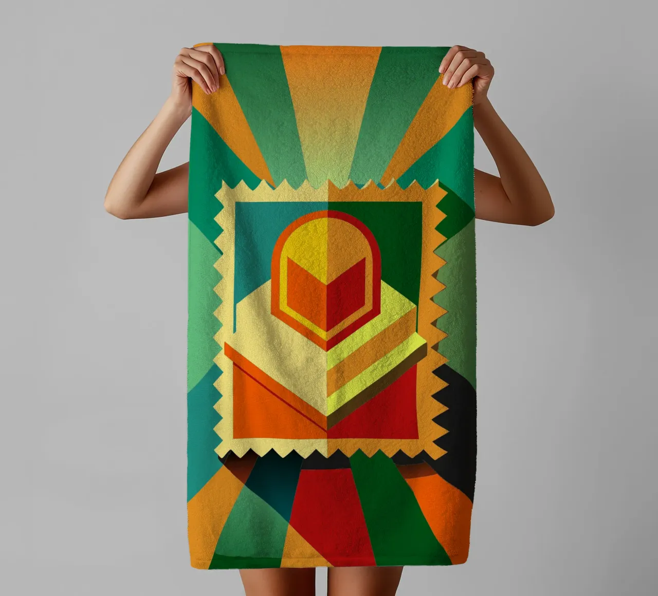 stempels vector badhanddoek van Elfath