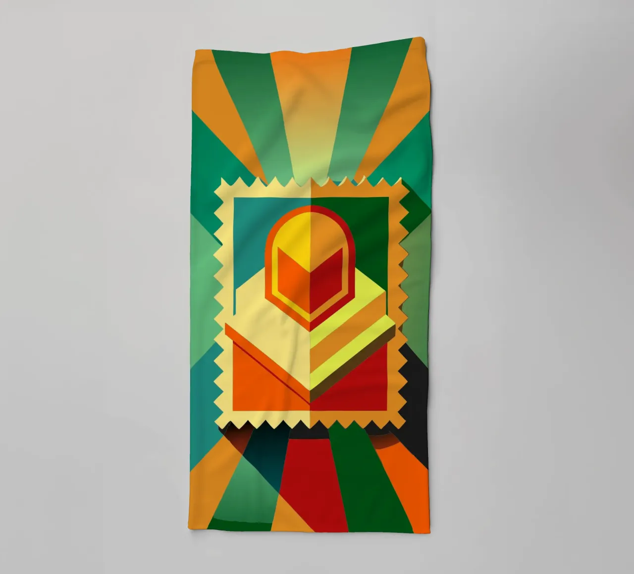 stempels vector badhanddoek van Elfath