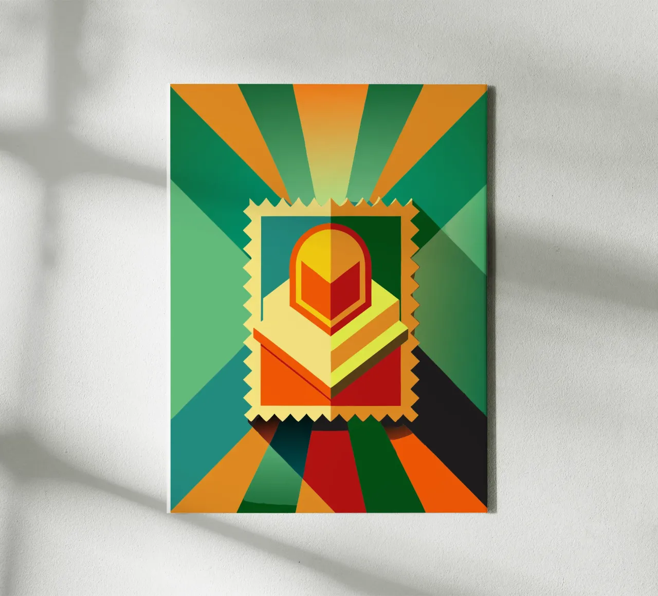 stempels vector canvas met Baklijst van Elfath