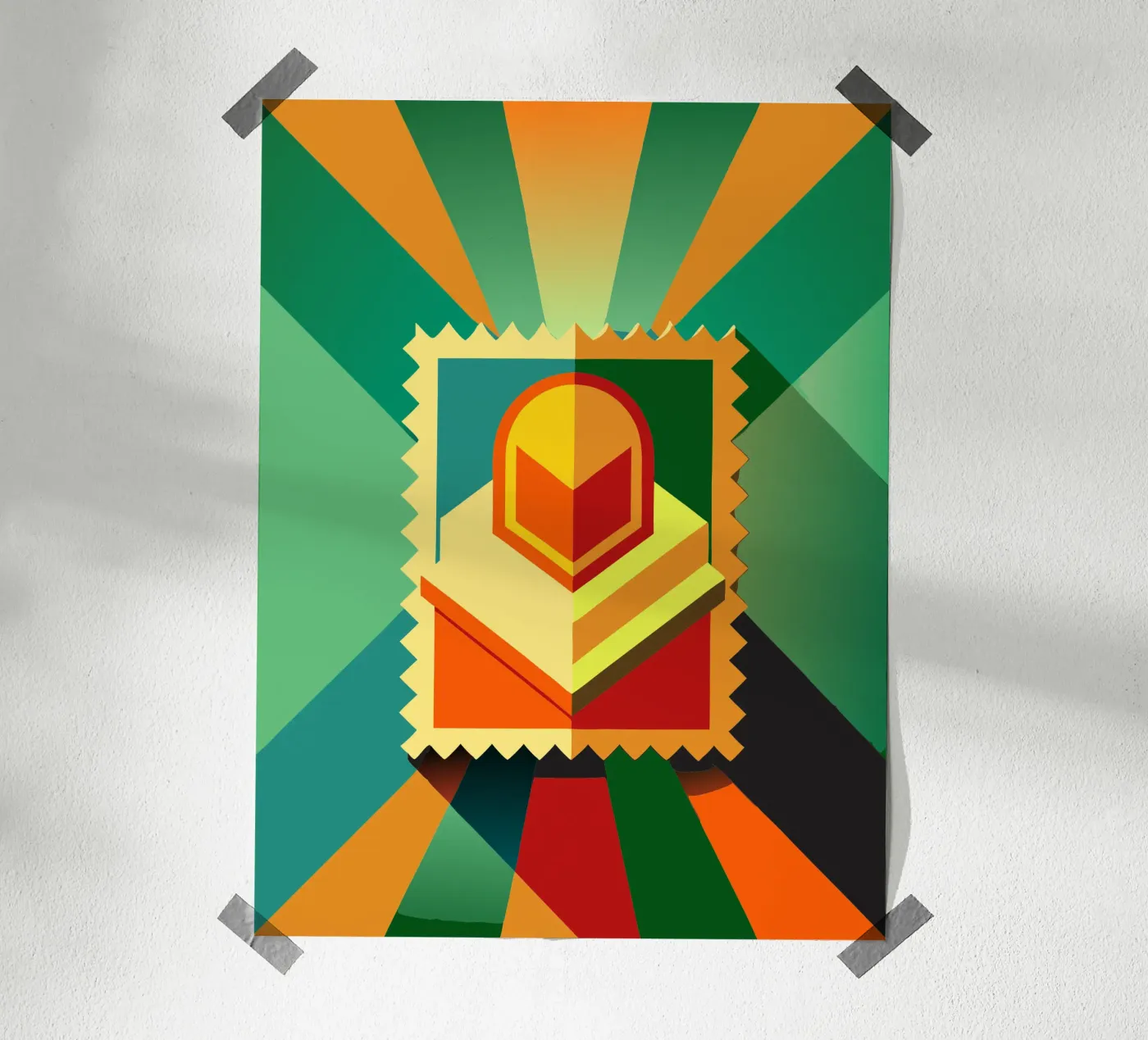 stamps vector poster de Elfath