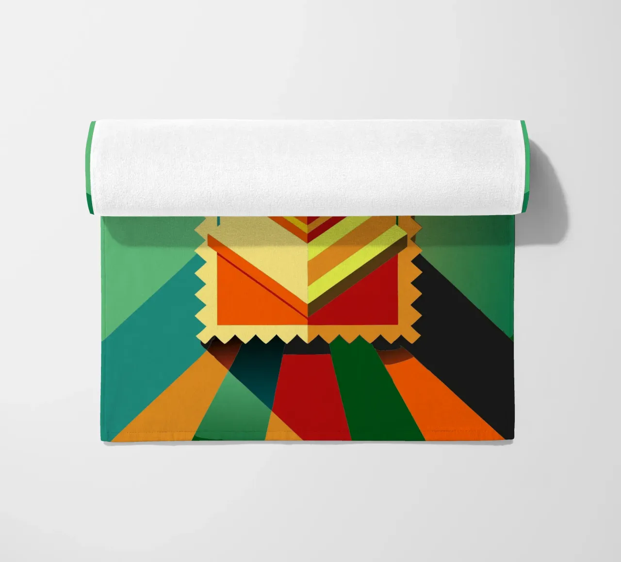 stempels vector strandhanddoek van Elfath