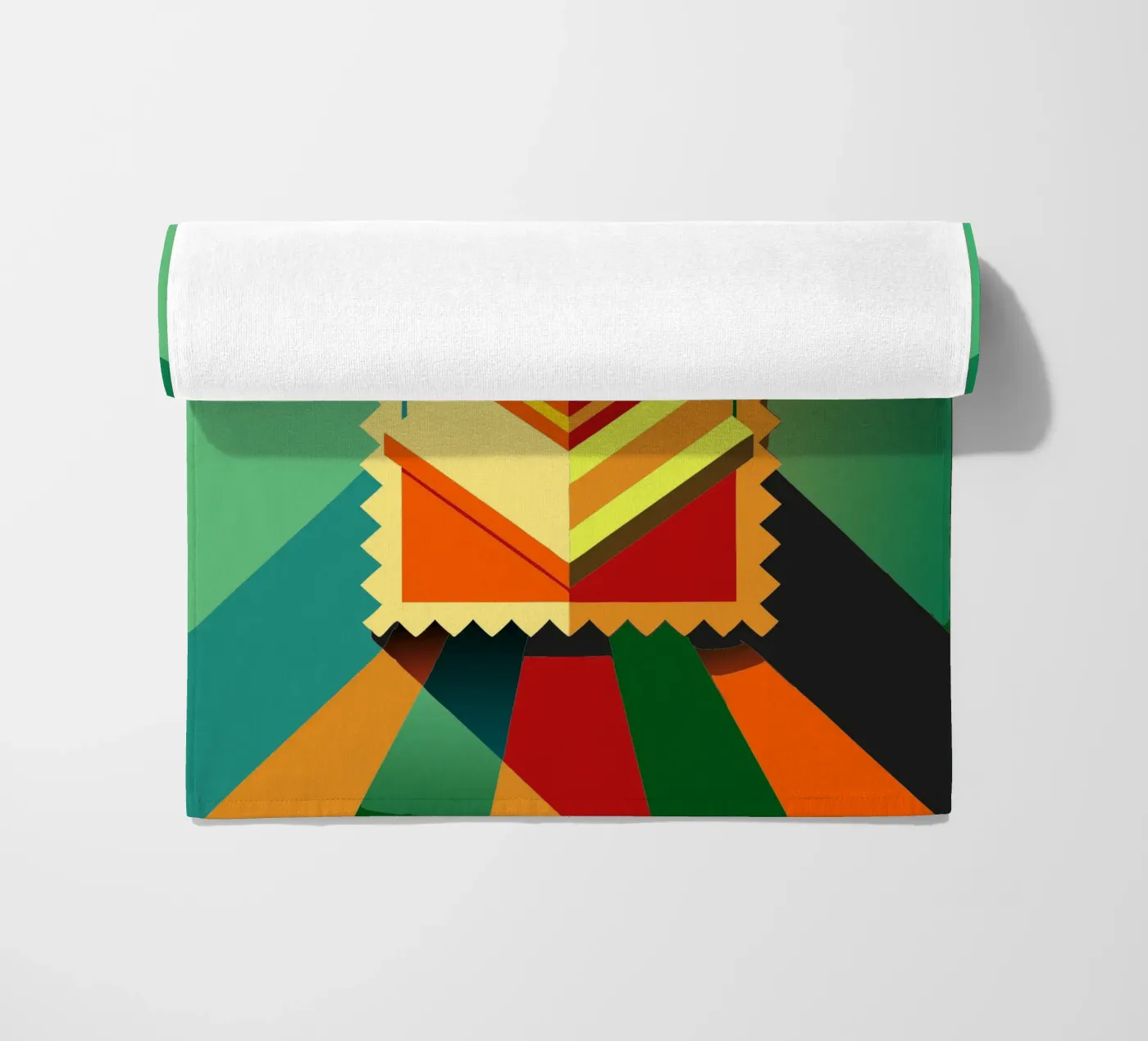 stempels vector strandhanddoek van Elfath