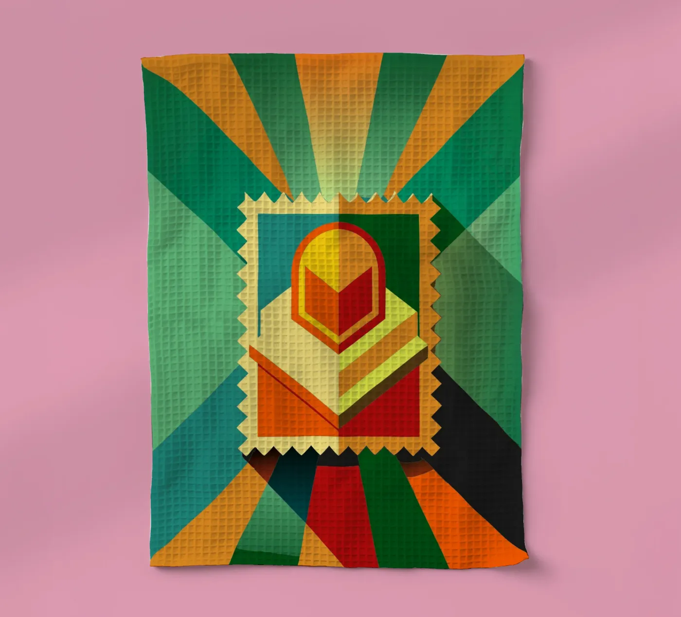 stempels vector theedoek van Elfath