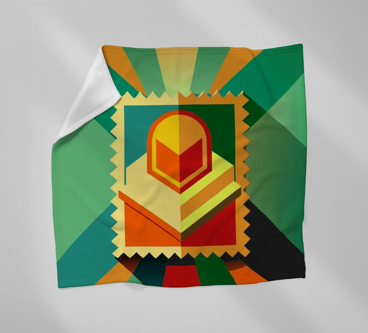 stempels vector fleecedeken van Elfath