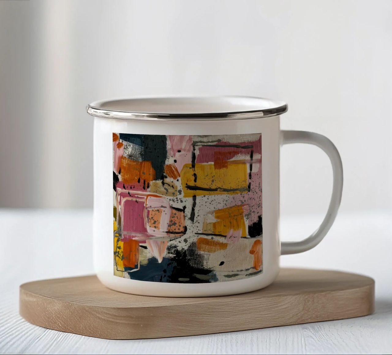 Collisione di colori urbani tazza in smalto da Dream Spectrum