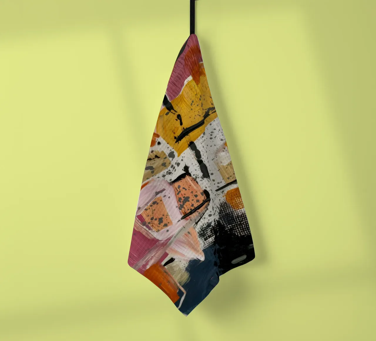 Urban Color Collision tea towel by Dream Spectrum