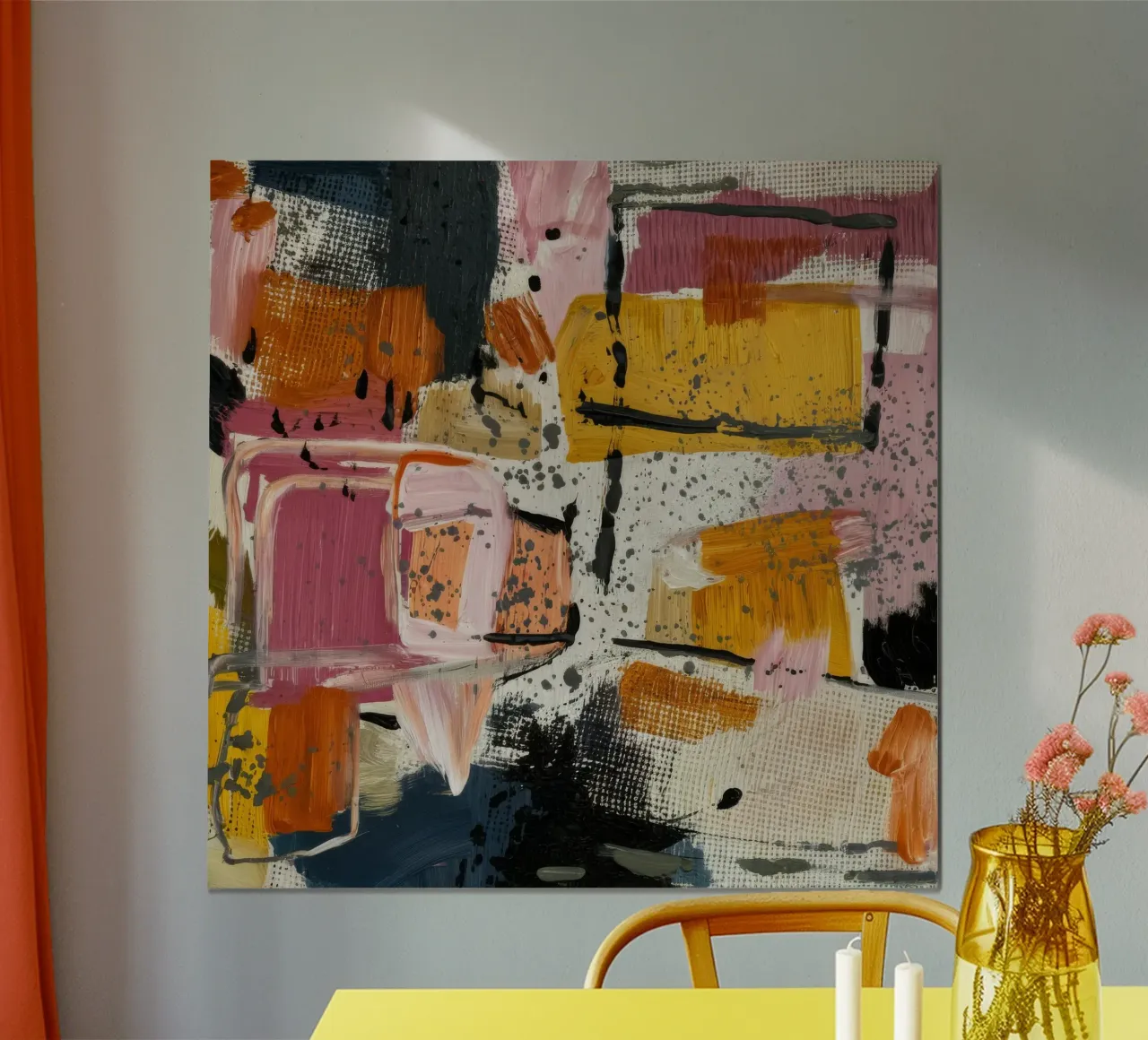 Collisione di colori urbani poster da Dream Spectrum