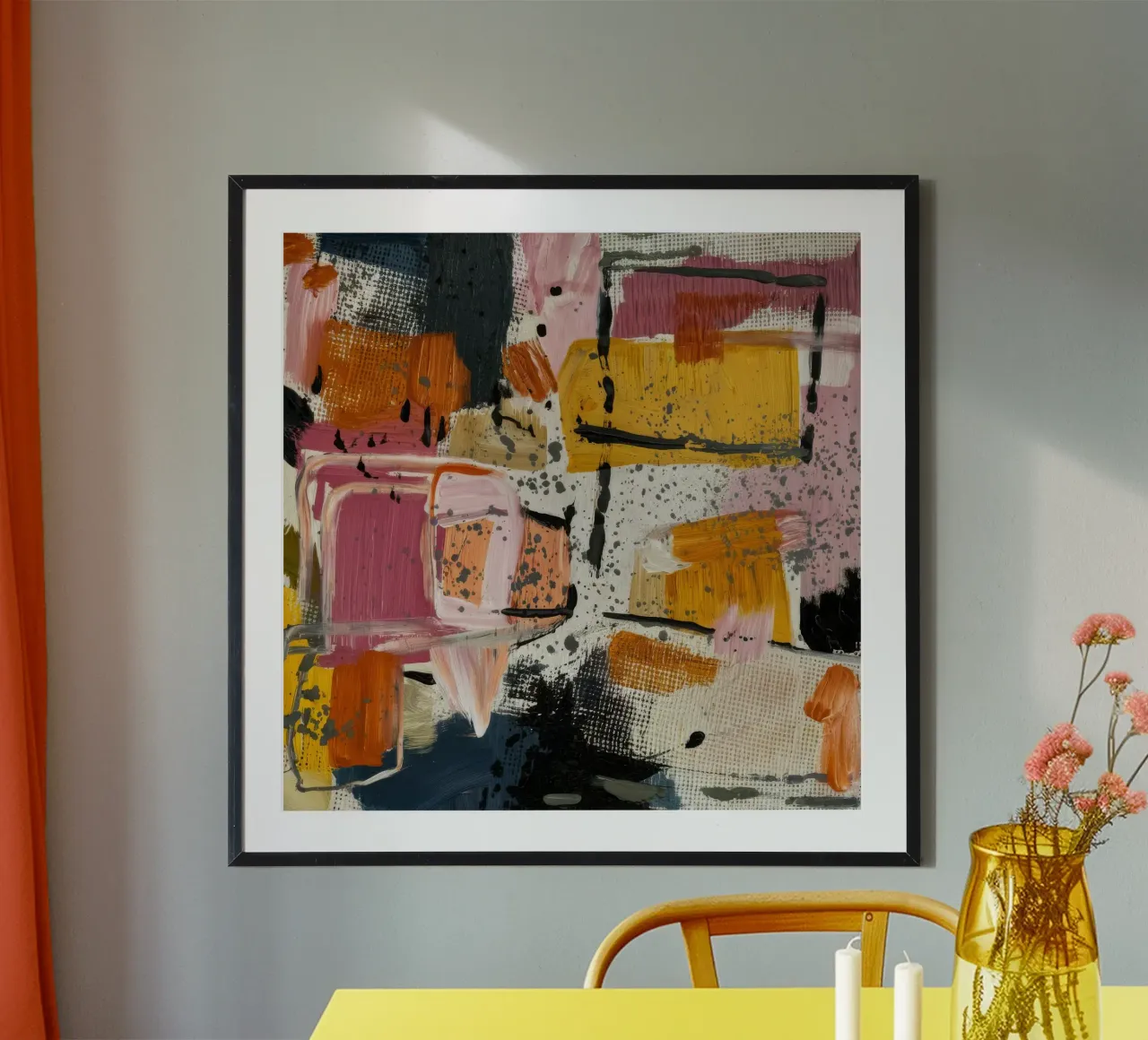 Collisione di colori urbani poster da Dream Spectrum