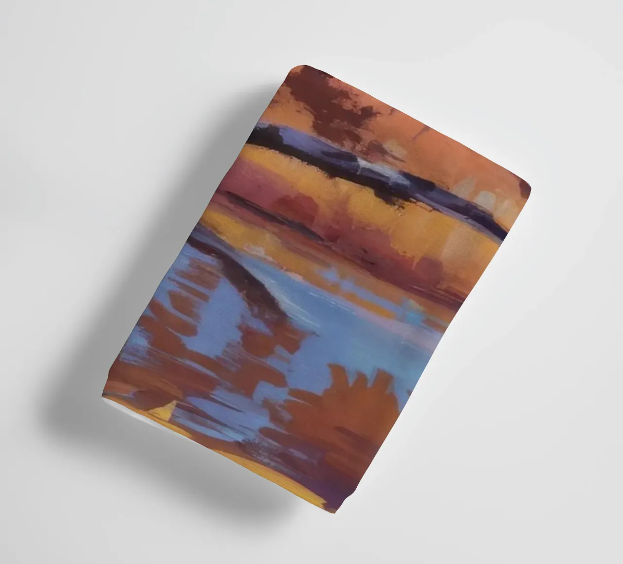 Riflesso del fiume d'oro asciugamano da bagno da Celestial Harmony