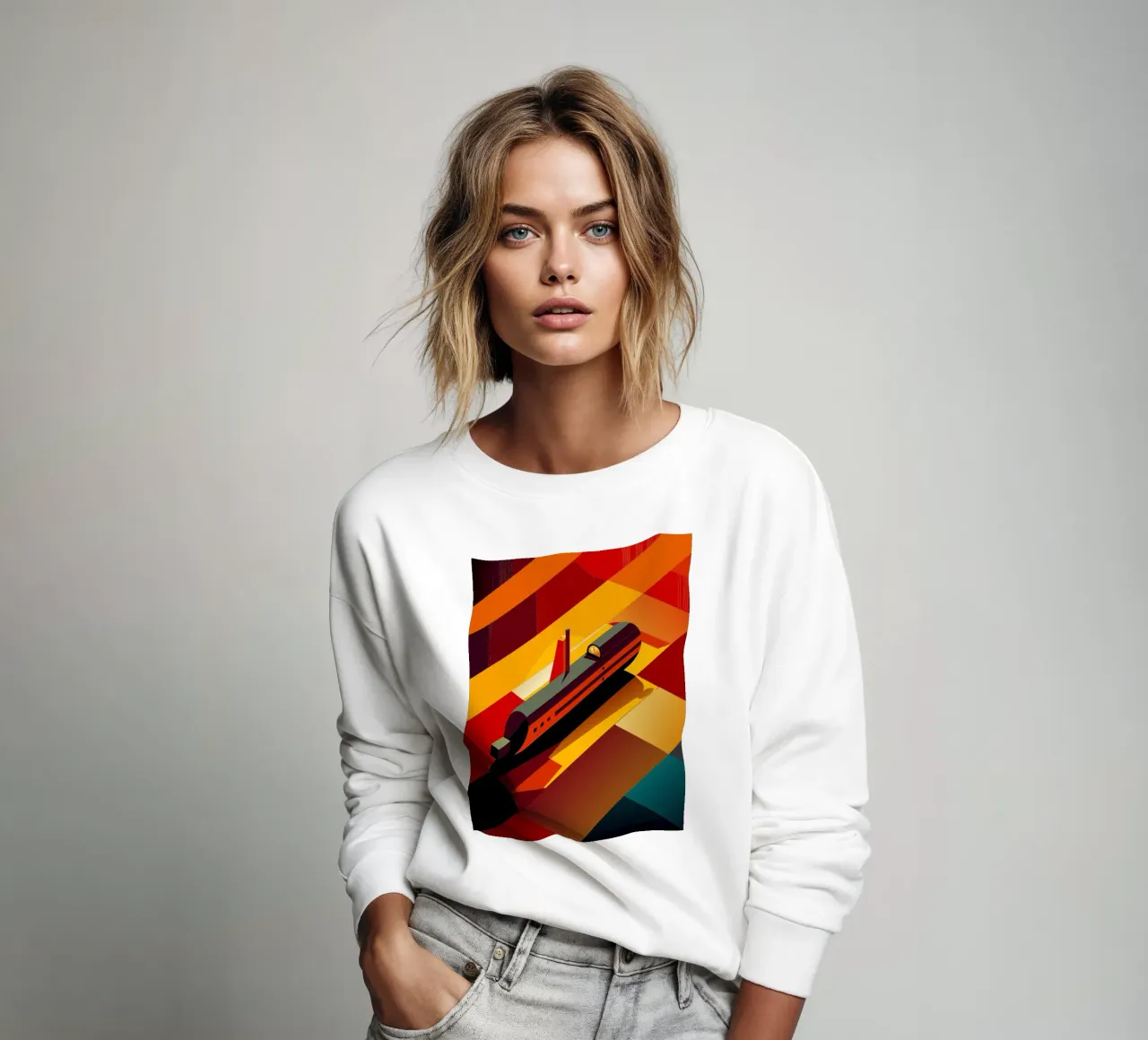 U-Boot-Vektor Sweatshirt von Elfath