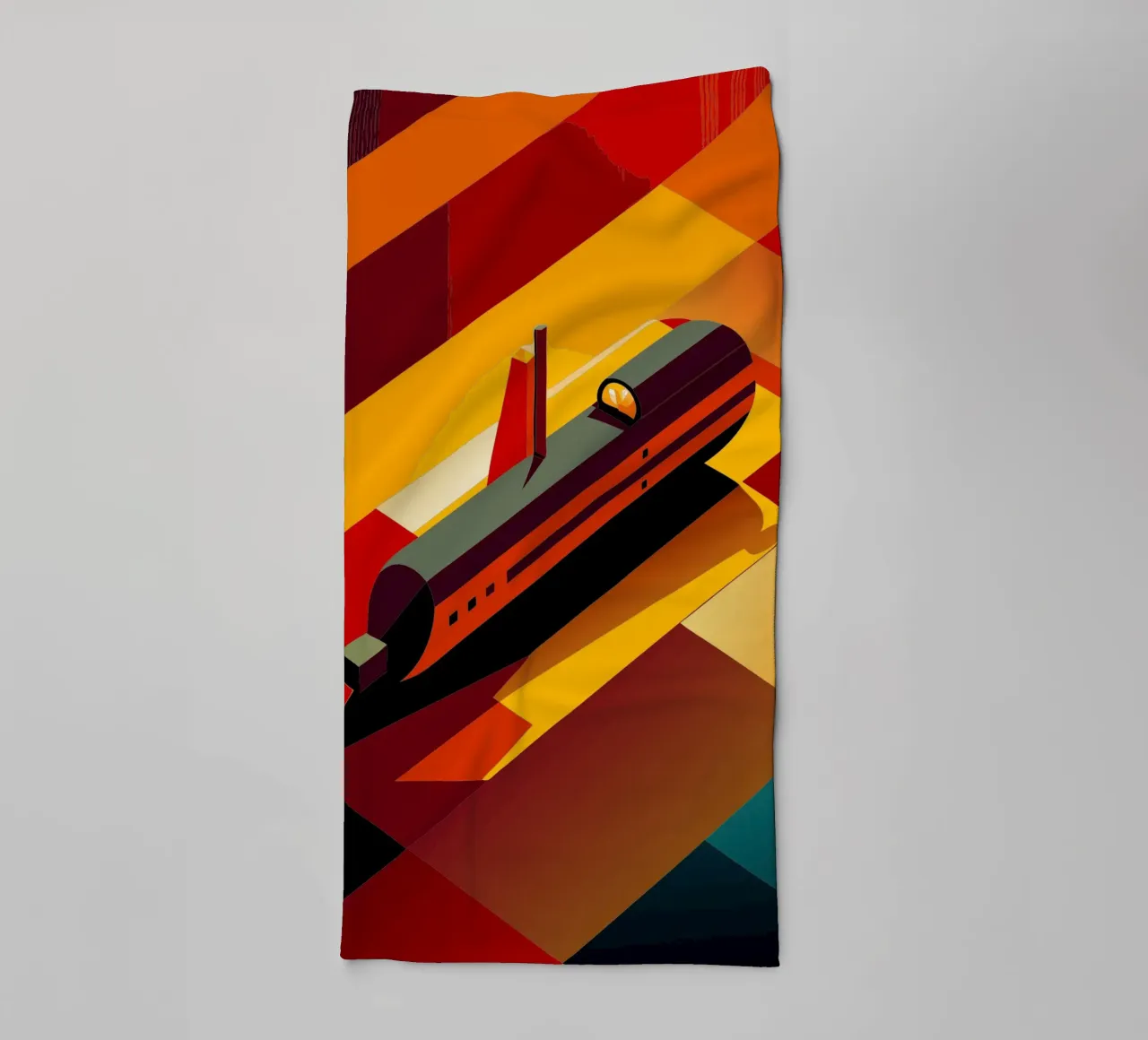 U-Boot-Vektor Handtuch von Elfath