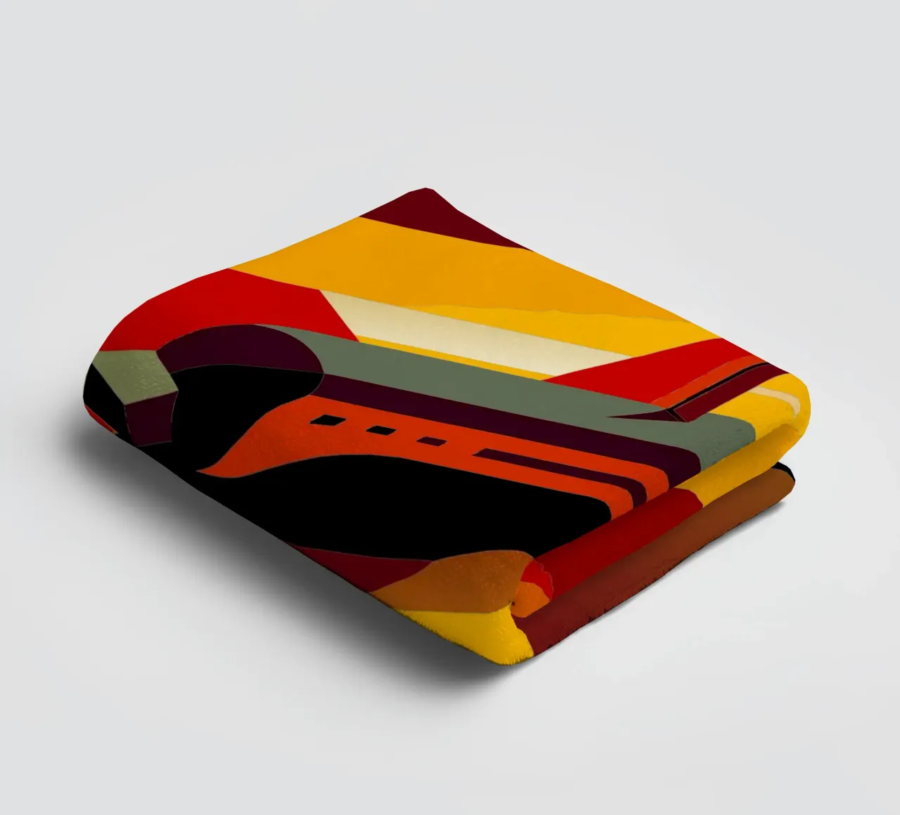 U-Boot-Vektor Handtuch von Elfath