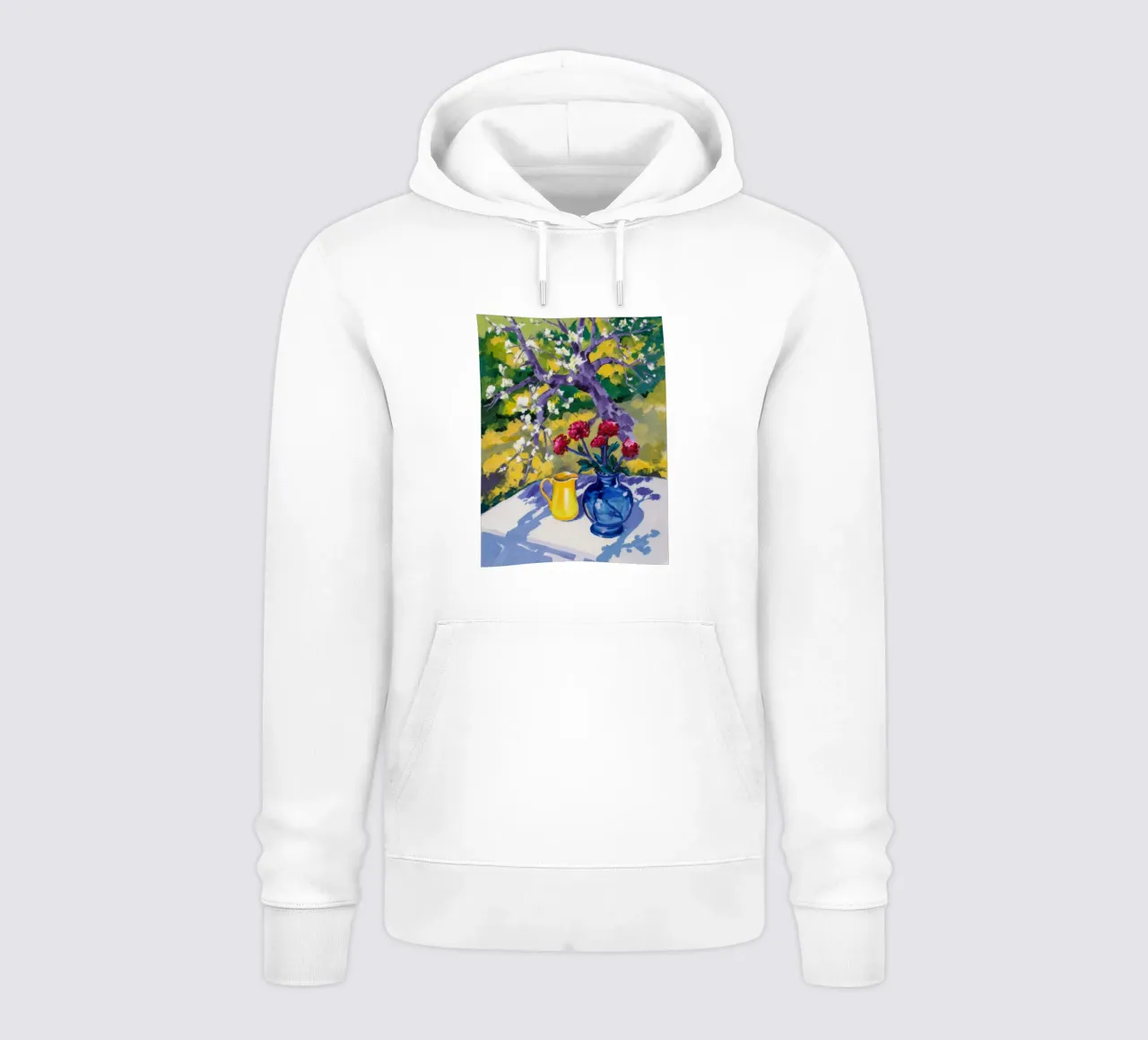 Sinfonia di fiori azzurri felpa con cappuccio da Radiance Landscape