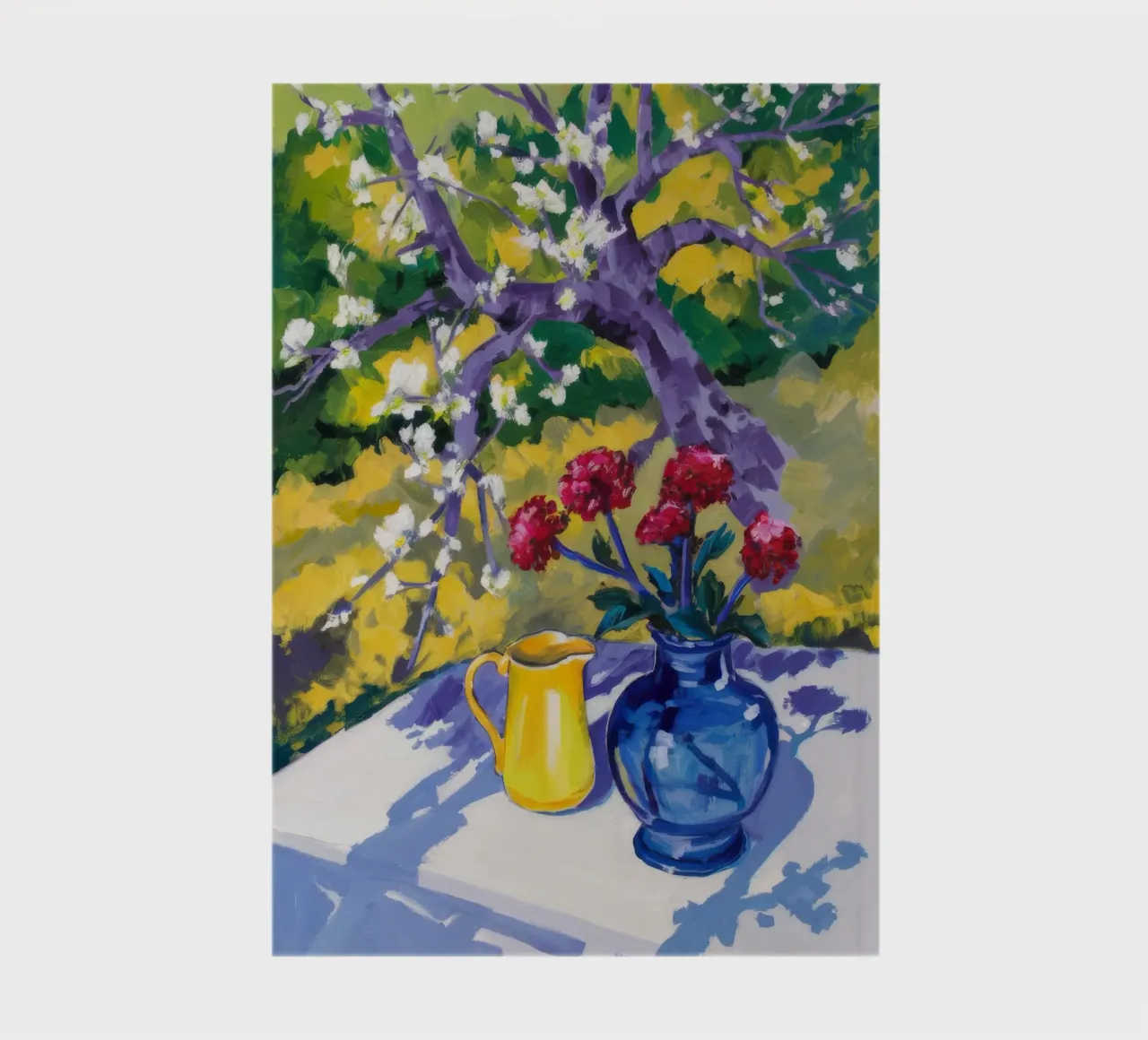 Azure Bloom Symphony notebook by Radiance Landscape