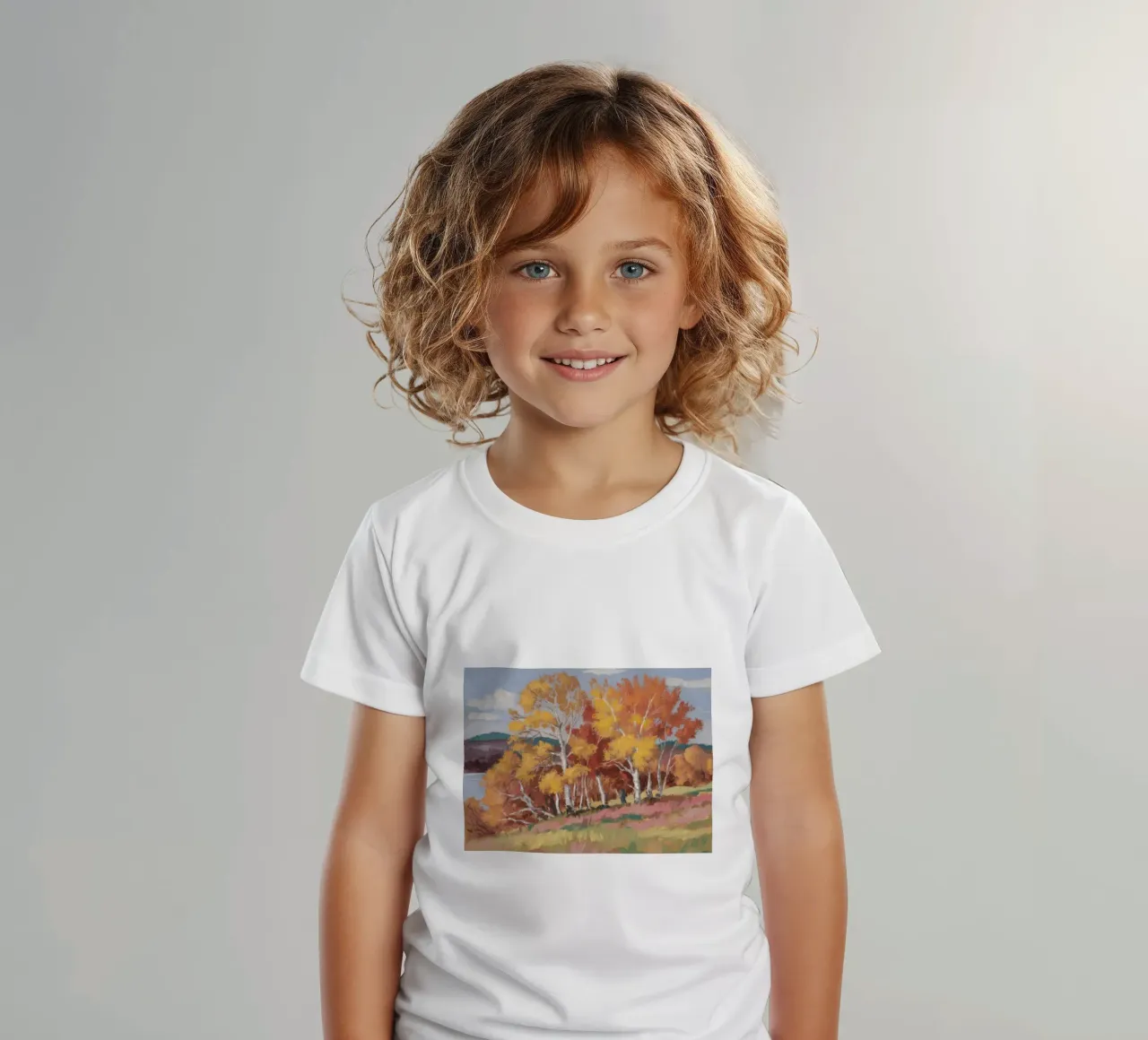 Amber Birch Serenity kids t-shirt by Celestial Harmony