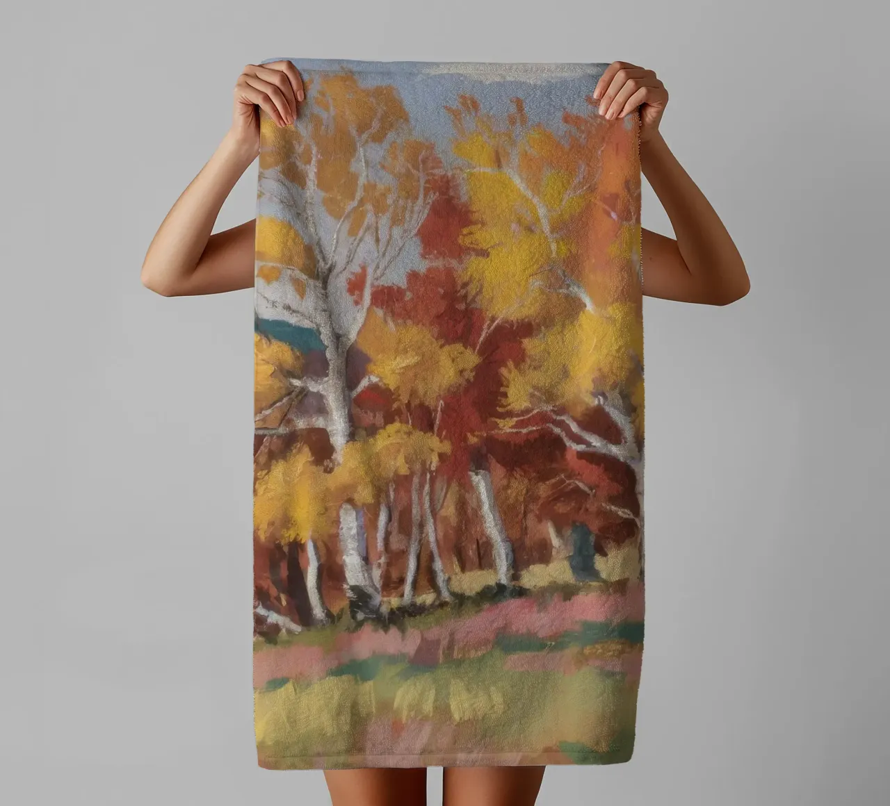 Amber Birch Serenity Handtuch von Celestial Harmony