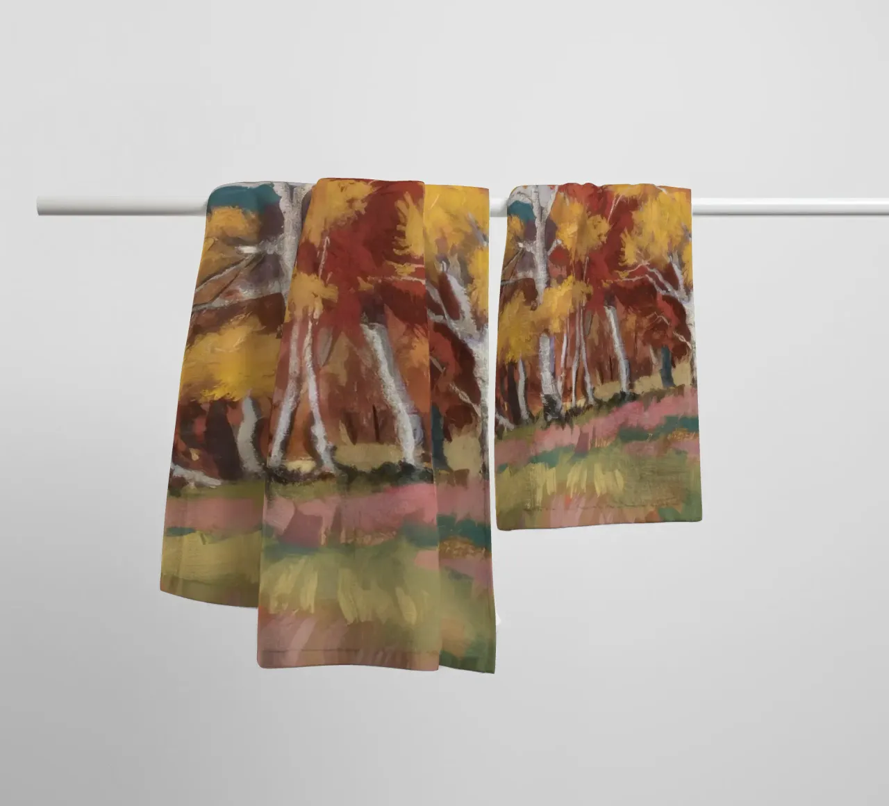 Amber Birch Serenity Handtuch von Celestial Harmony