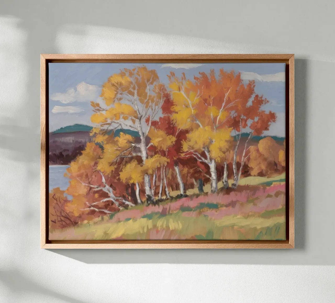 Amber Birch Serenity canvas by Celestial Harmony