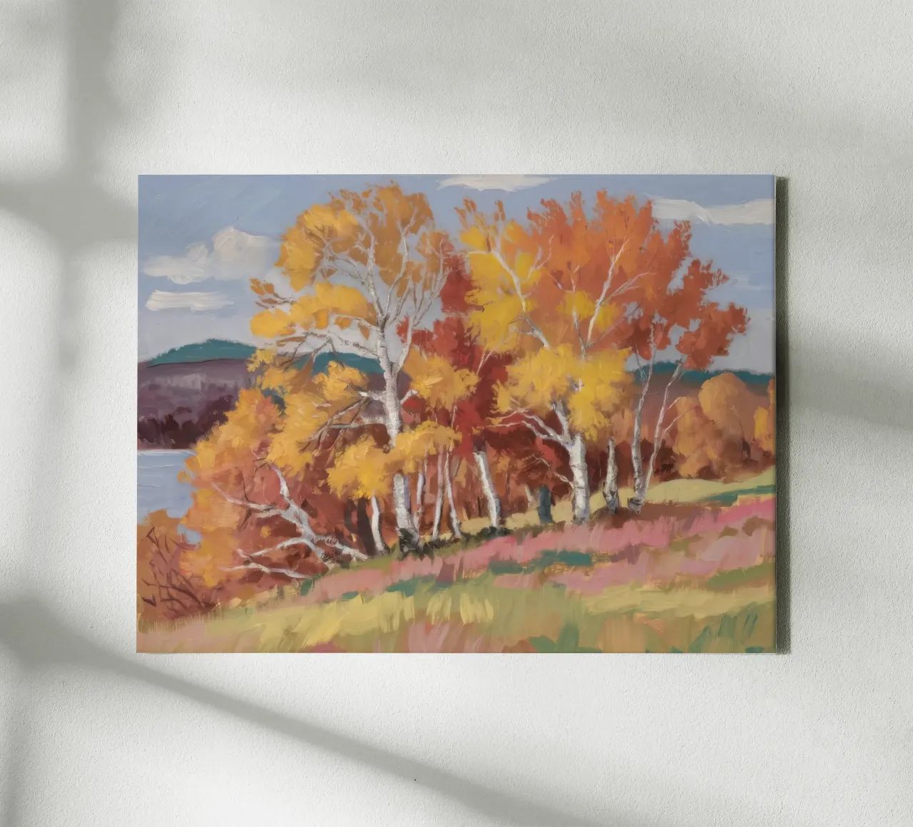 Amber Birch Serenity canvas by Celestial Harmony