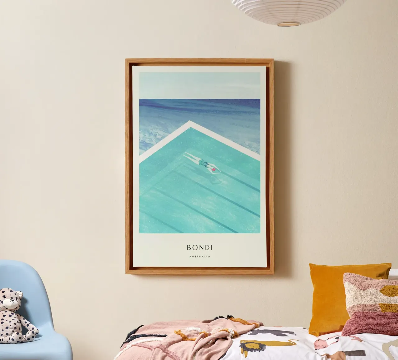 Bondi - Series II tela con Cornice a cassetta da Henry Rivers