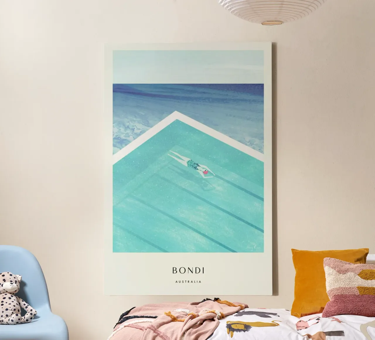 Bondi - Series II tela con Cornice a cassetta da Henry Rivers