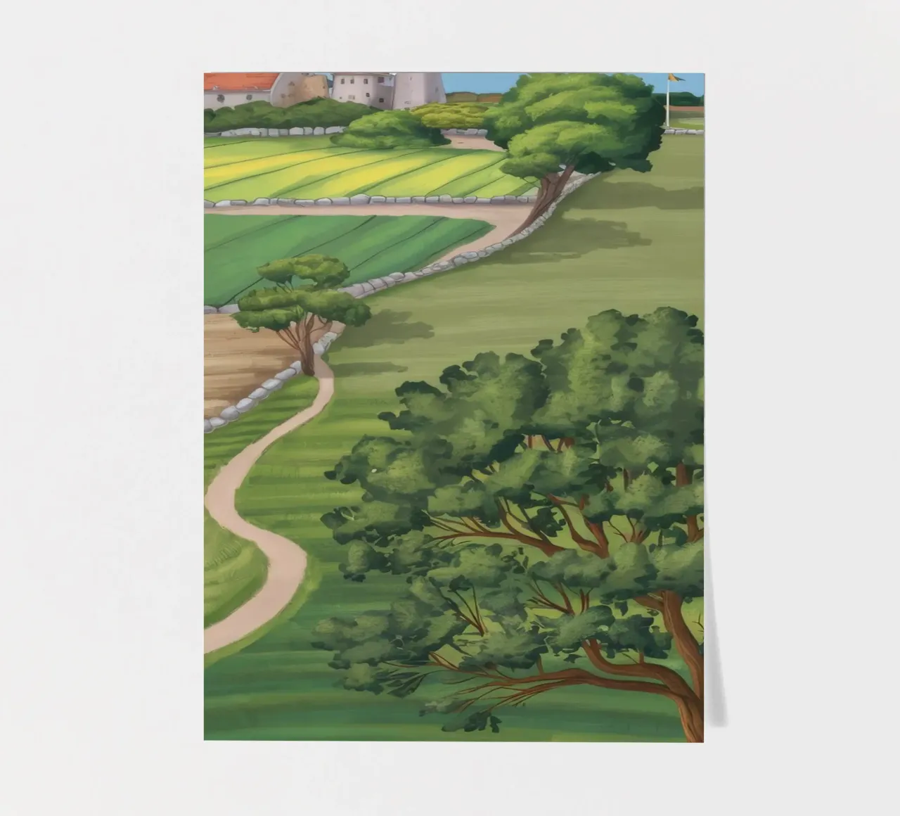 Patchwork Farmland View sticker sheet by Silk Palette