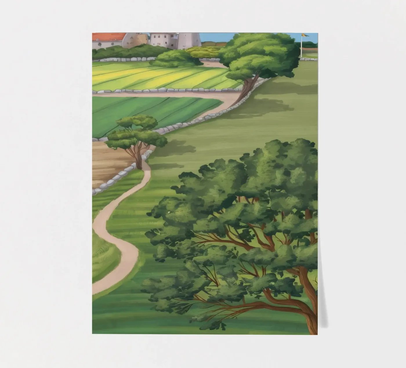 Patchwork Farmland View sticker sheet by Silk Palette