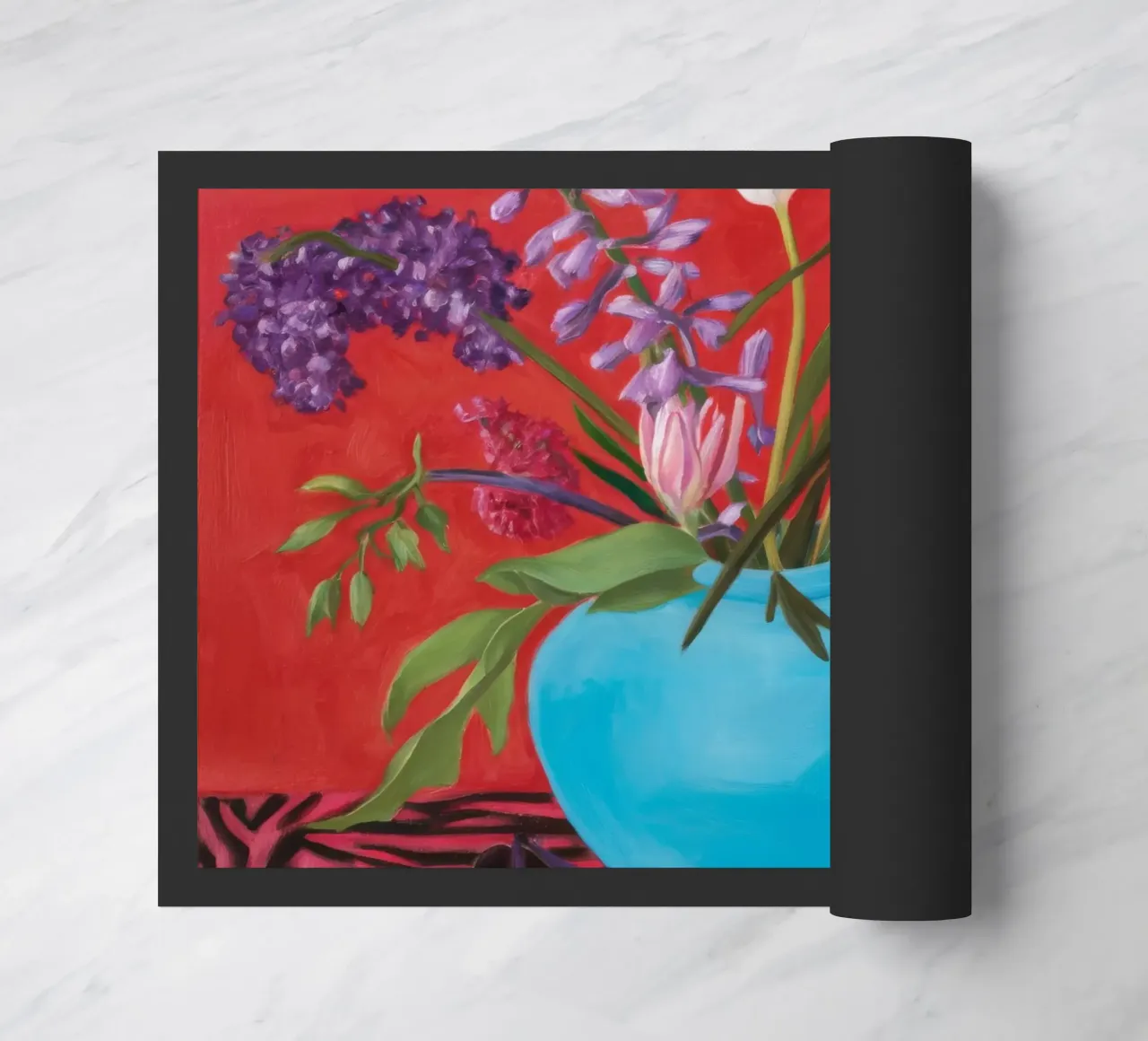 Azure Bloom Zebra zerbino da Opal Strokes