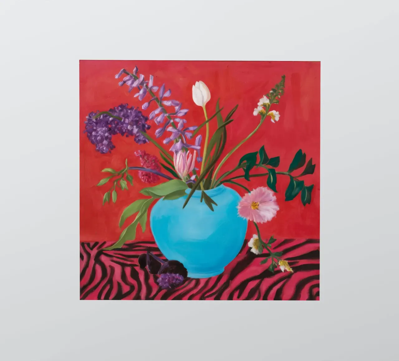 Azure Bloom Zebra adesivo da Opal Strokes