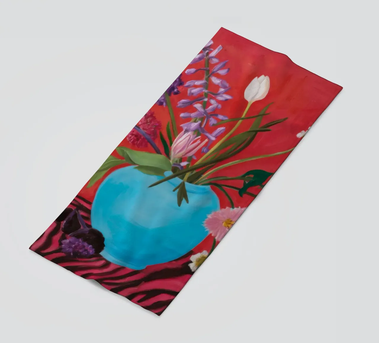 Azure Bloom Zebra telo mare da Opal Strokes