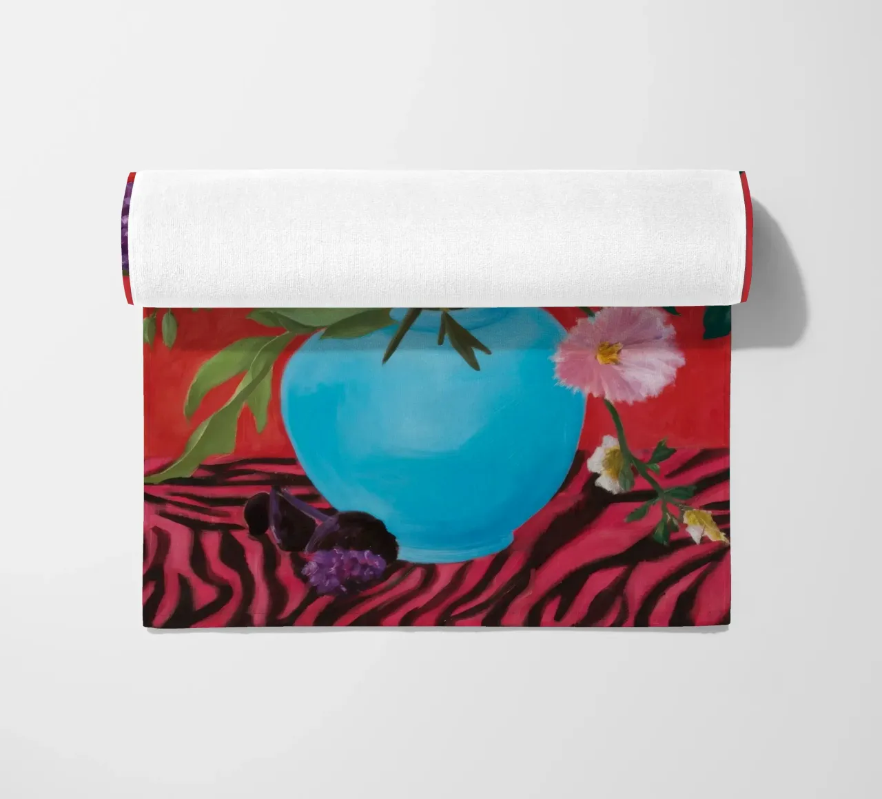 Azure Bloom Zebra telo mare da Opal Strokes