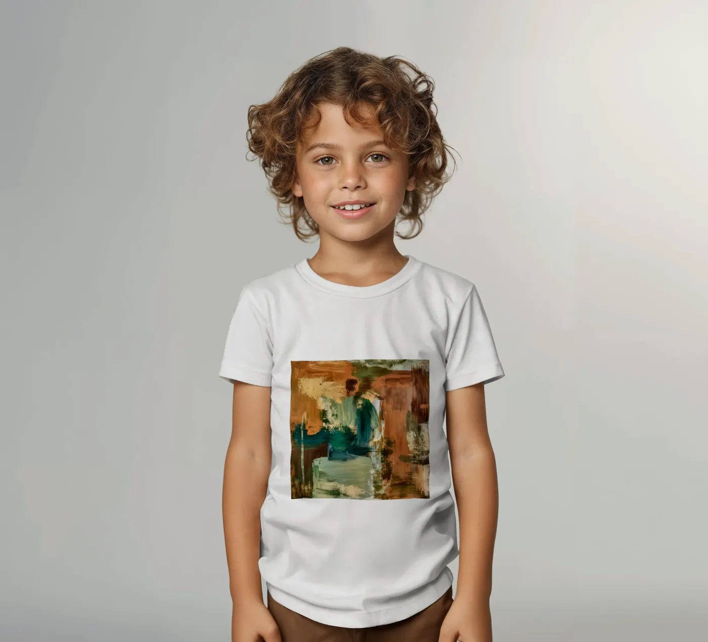 Emerald Aarde Structuur kinder t-shirt van Dream Spectrum