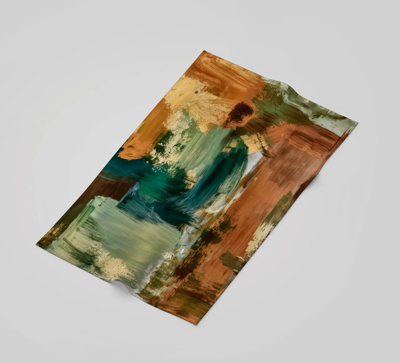 Emerald Aarde Structuur strandhanddoek van Dream Spectrum