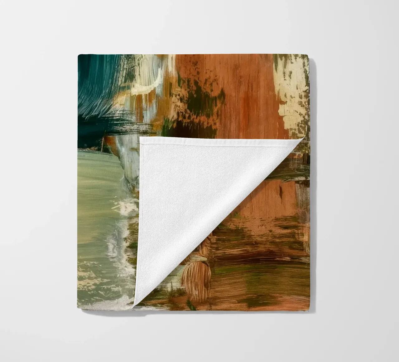 Emerald Aarde Structuur strandhanddoek van Dream Spectrum