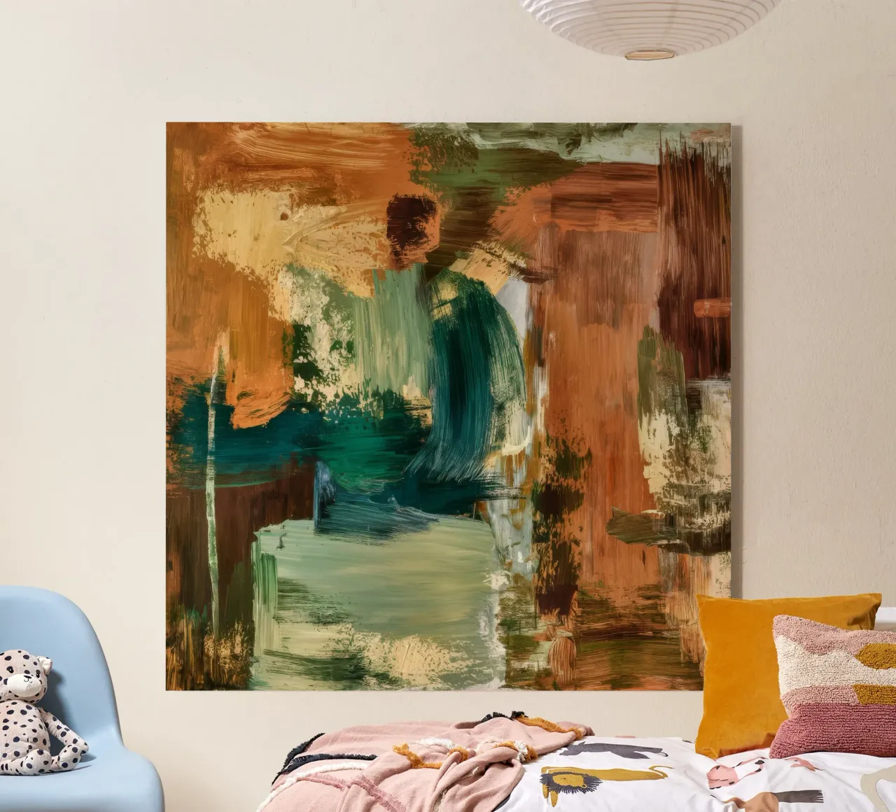 Emerald Aarde Structuur acryl van Dream Spectrum