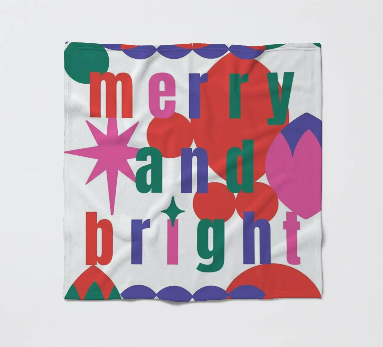 Merry And Bright Fleecedecke von Mariery Young