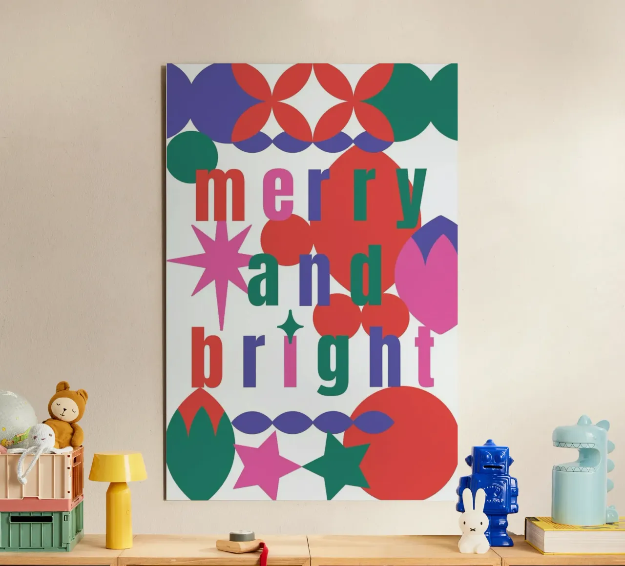 Merry And Bright alluminio dibond da Mariery Young