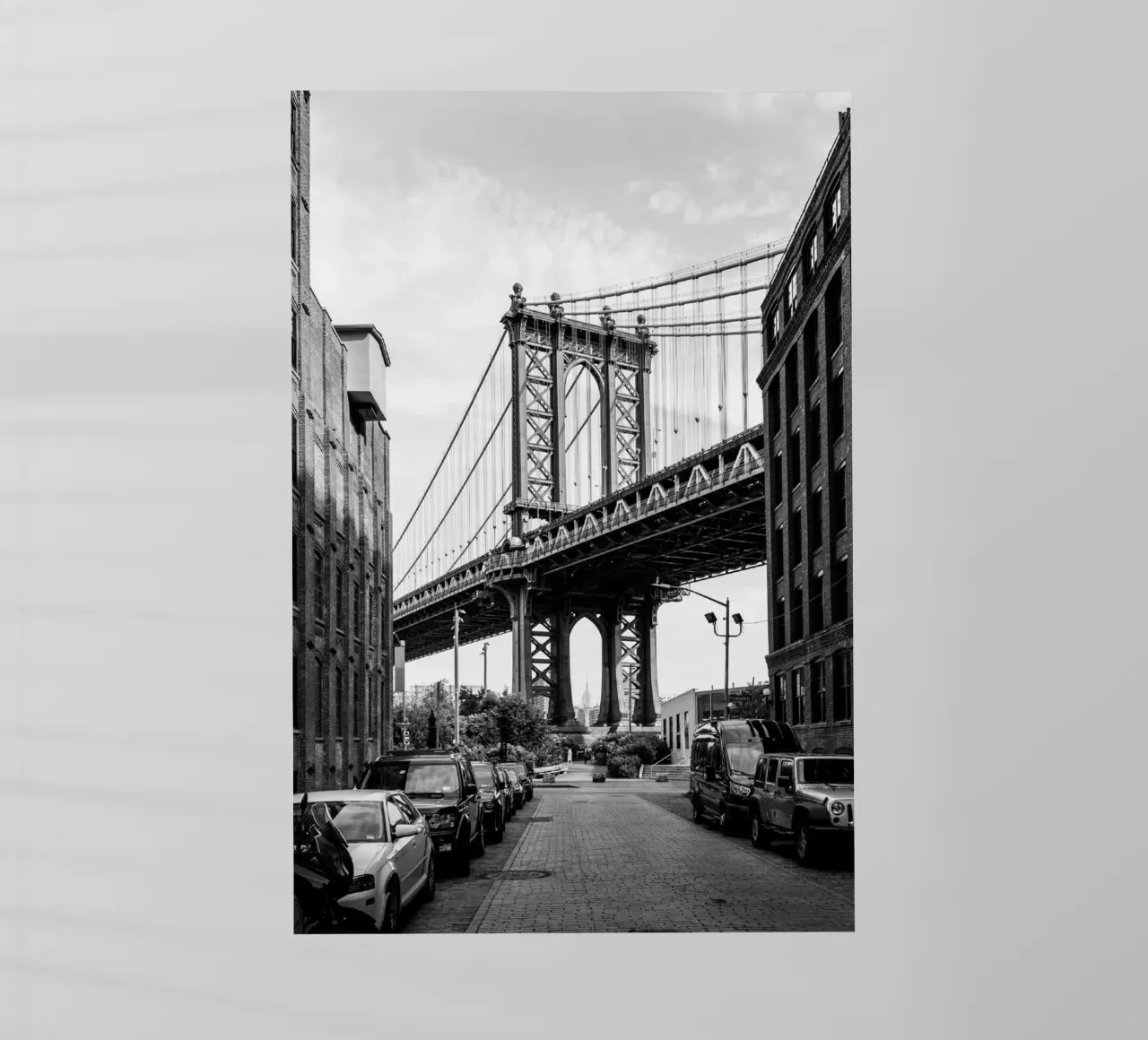 Manhattan Bridge Poster backlit film by Greatest Figure