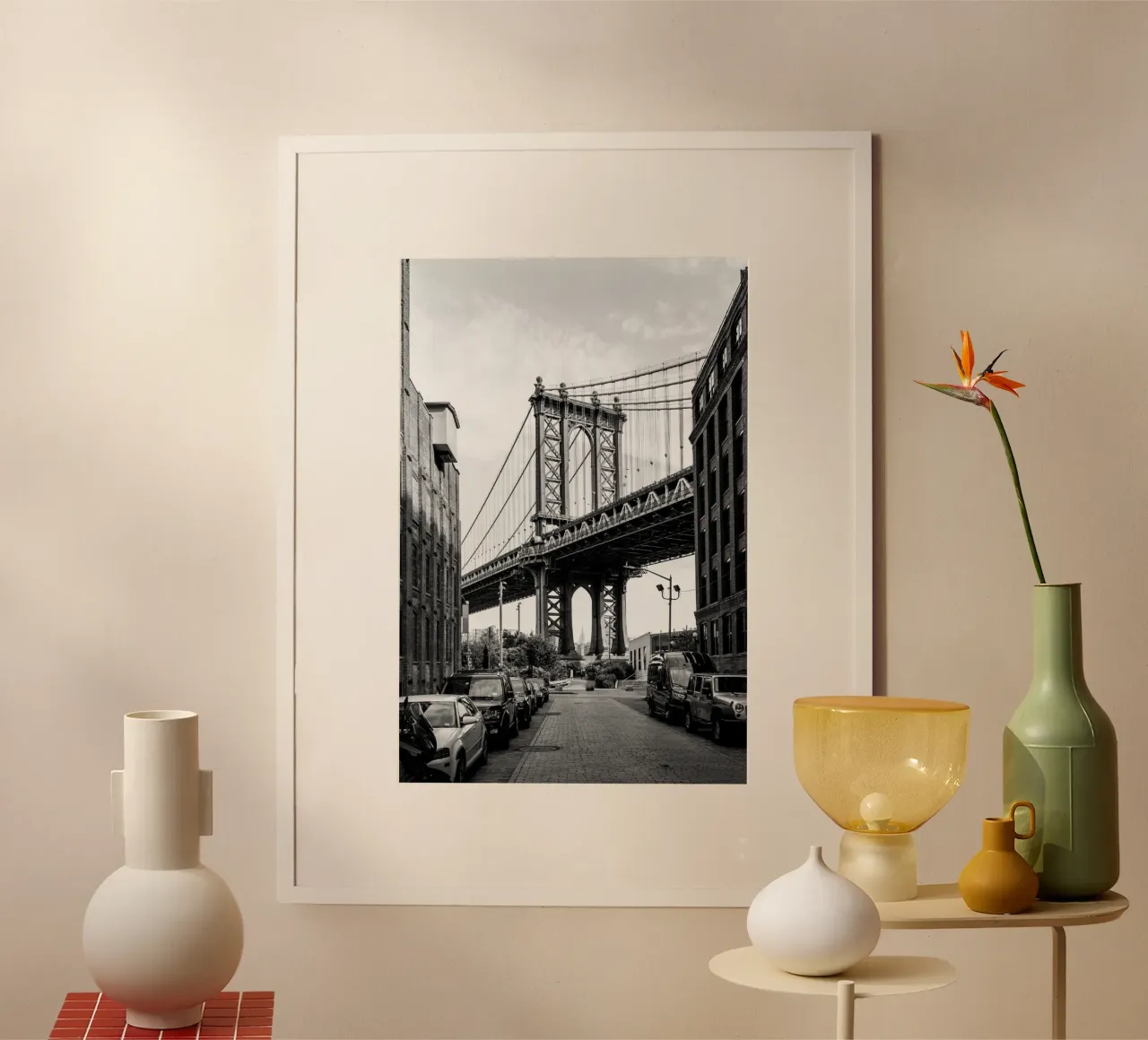 Manhattan Bridge Poster Hahnemühle von Greatest Figure