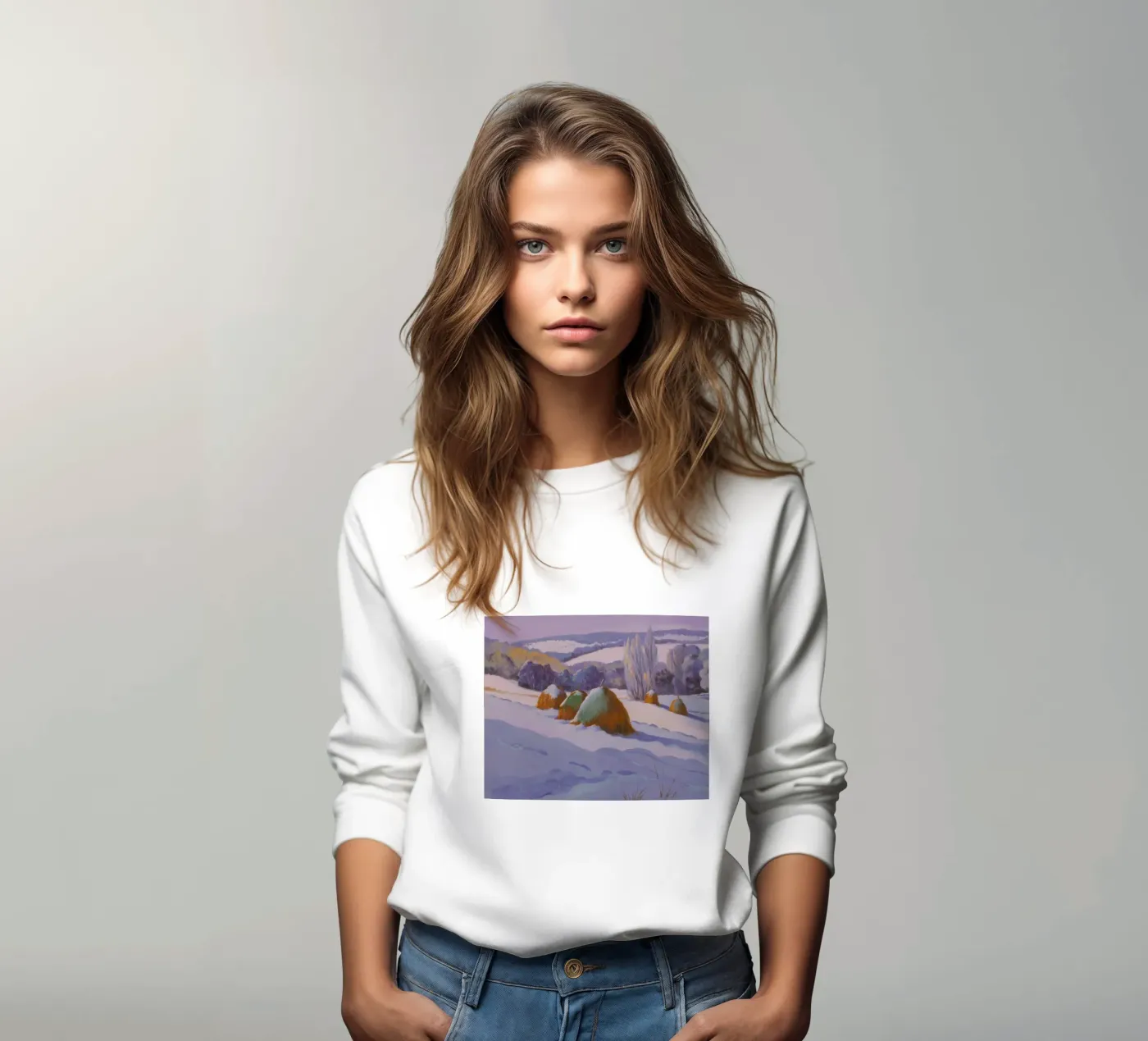 Winter Hooiberg Duo sweatshirt van Celestial Harmony