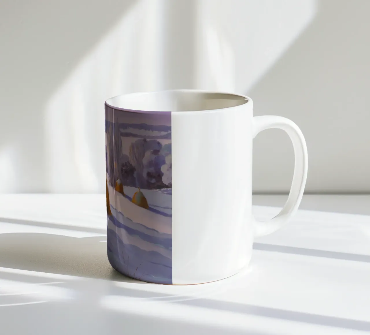 Duo di pagliai invernali tazza in ceramica da Celestial Harmony