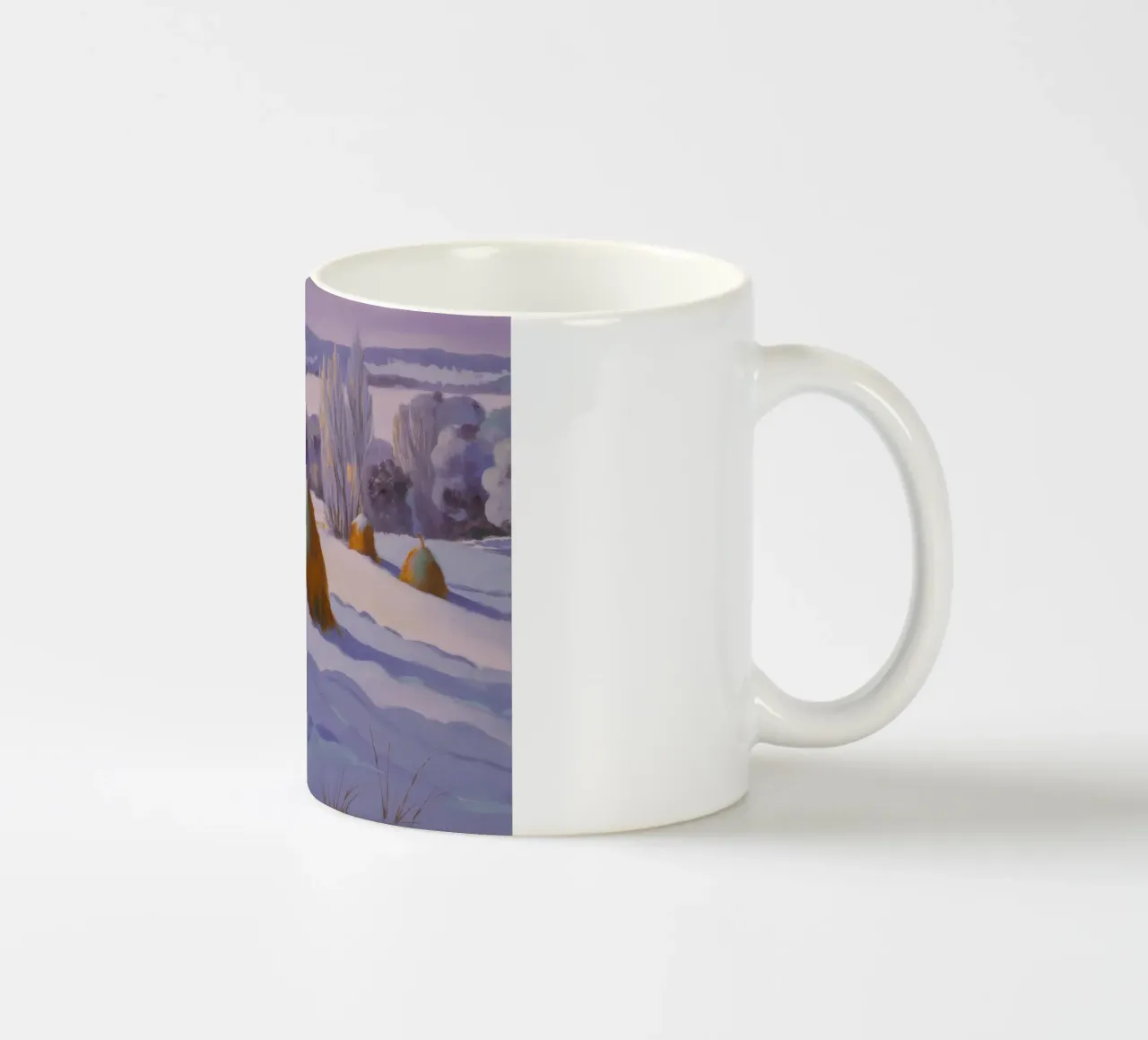 Duo di pagliai invernali tazza in ceramica da Celestial Harmony