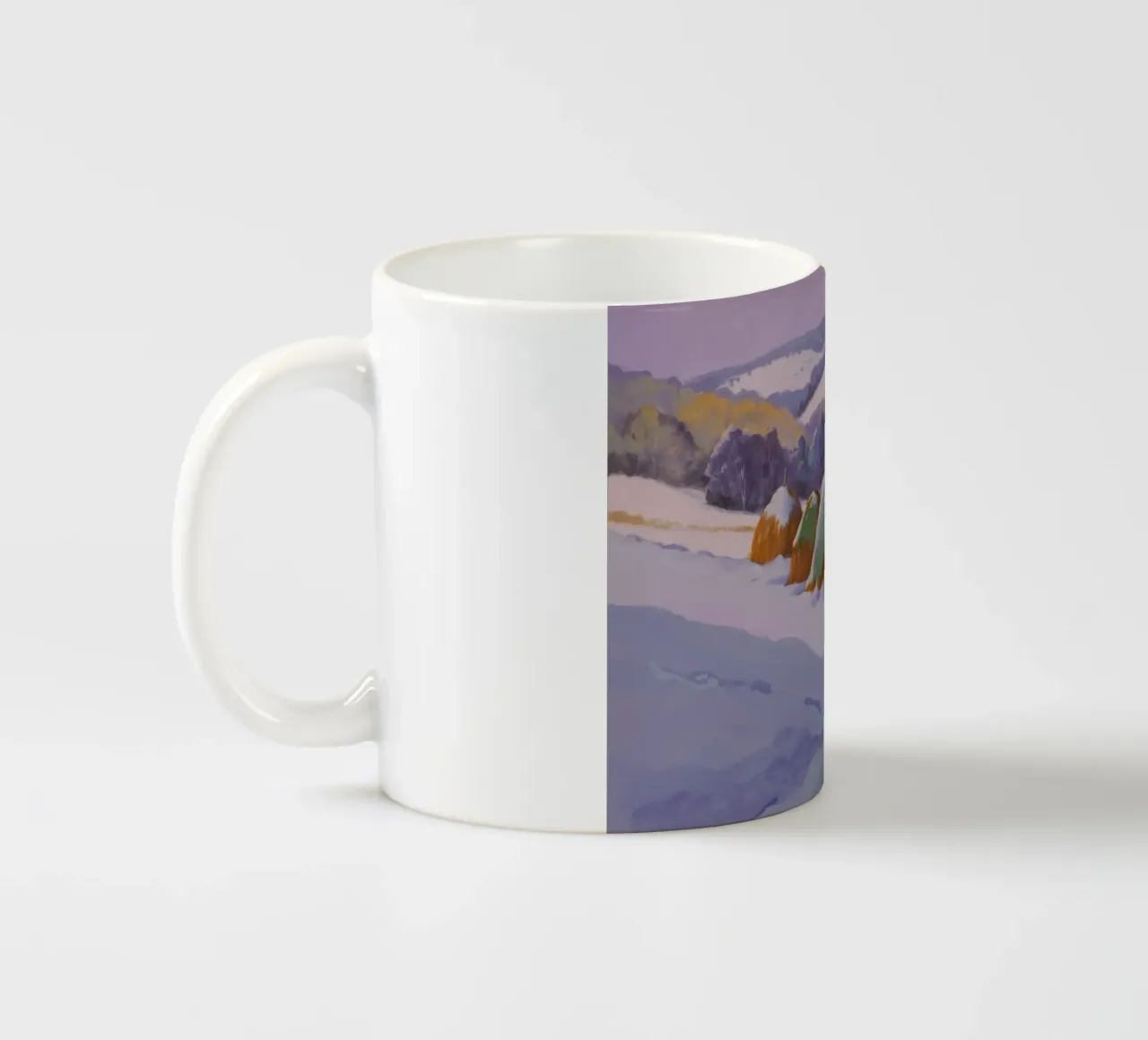 Duo di pagliai invernali tazza in ceramica da Celestial Harmony