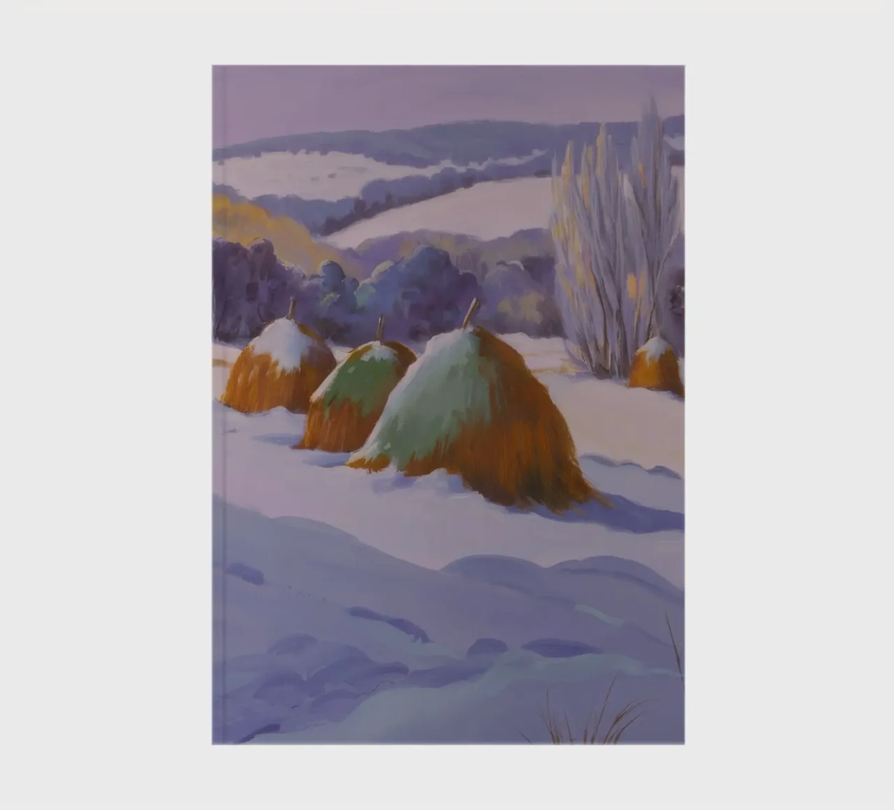 Winter Haystack Duo notebook by Celestial Harmony
