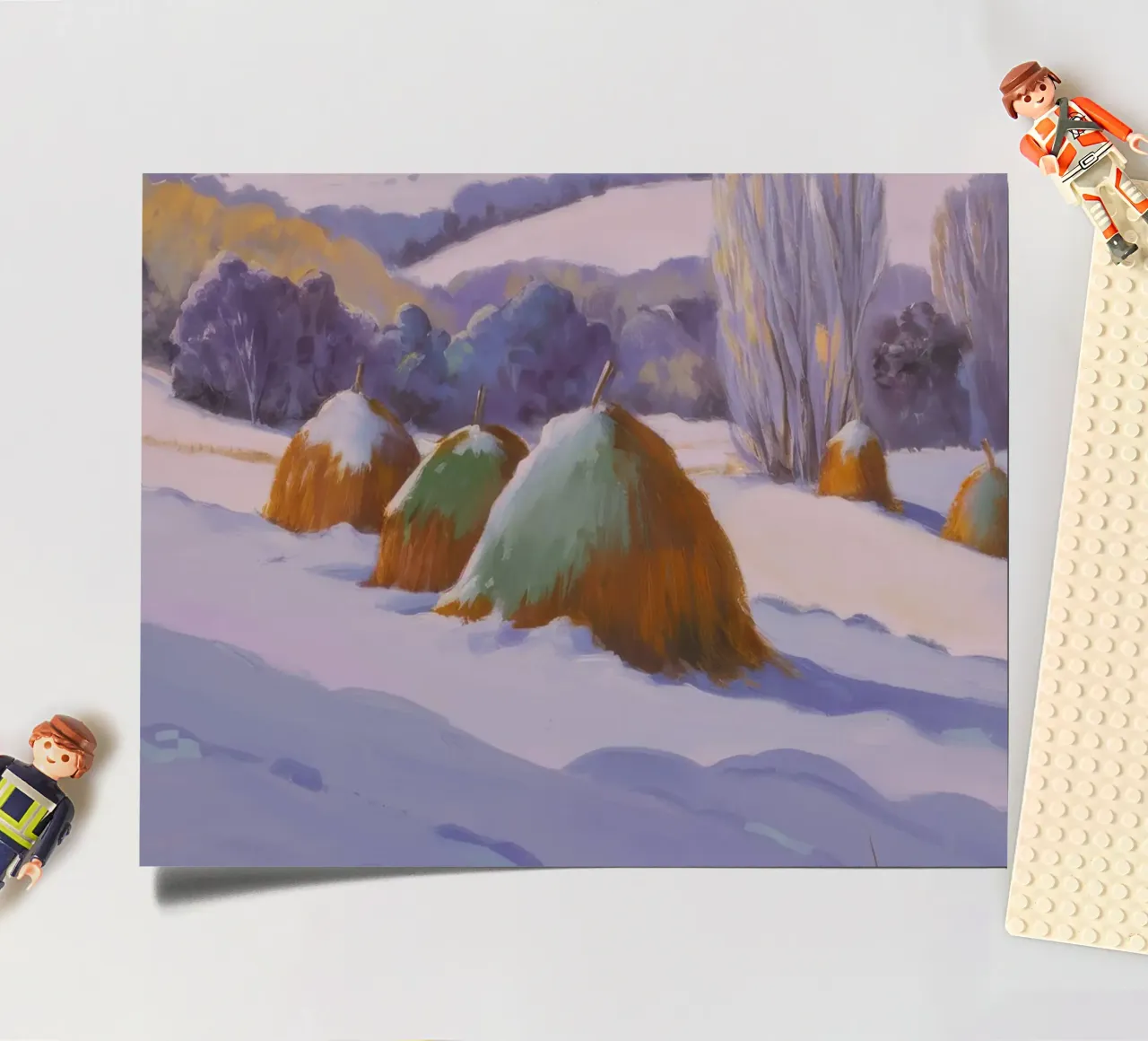 Winter Haystack Duo Stickerbogen von Celestial Harmony