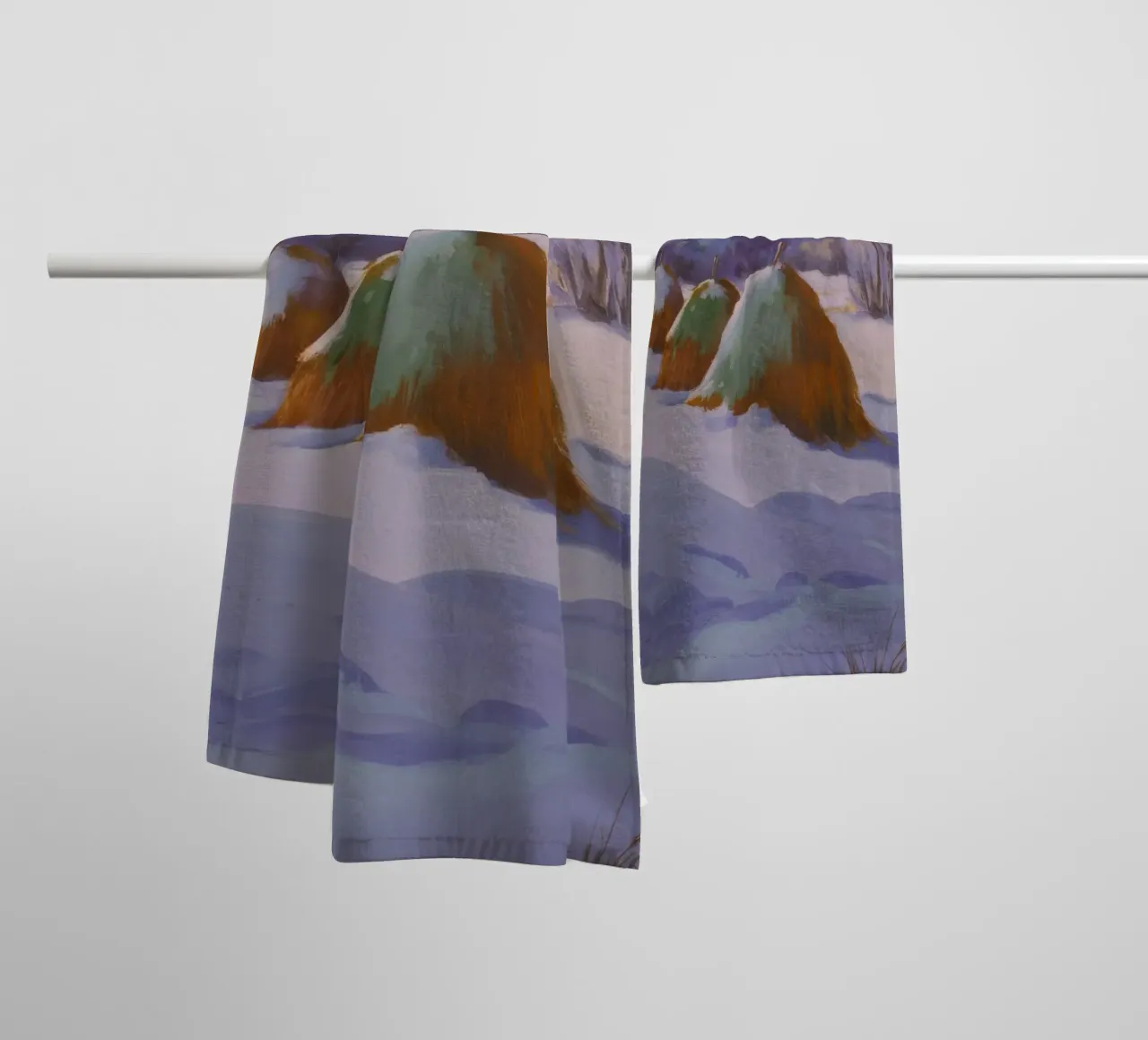 Winter Haystack Duo towel by Celestial Harmony