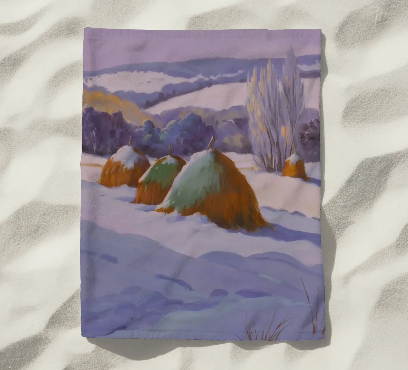 Winter Hooiberg Duo strandhanddoek van Celestial Harmony