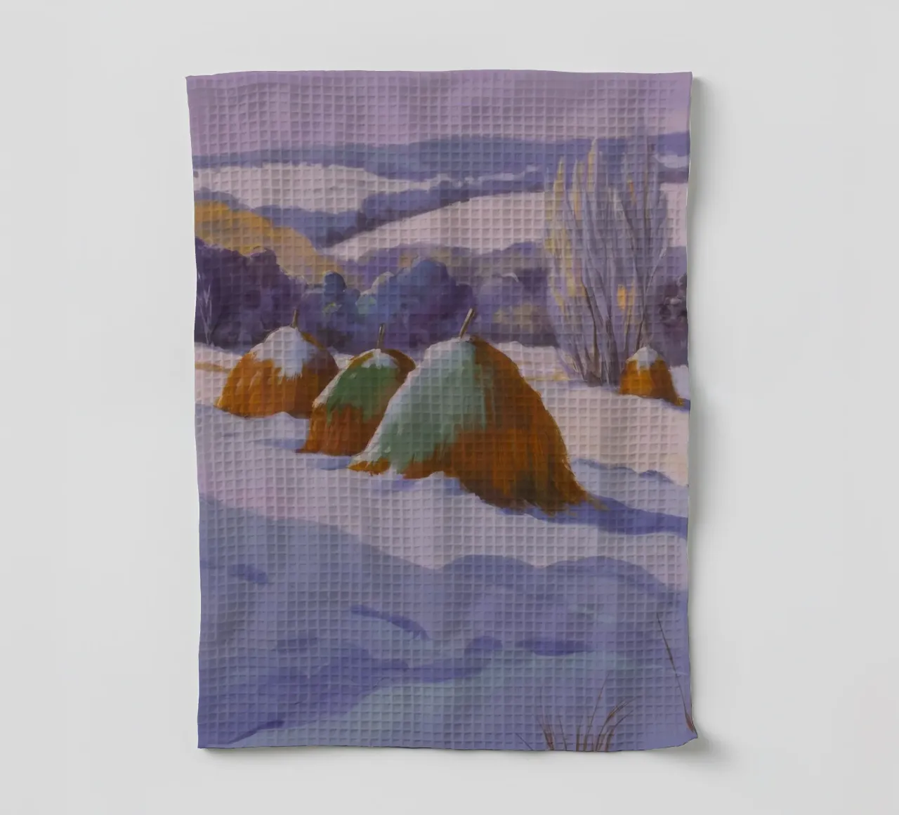 Duo de bottes de foin d'hiver torchon de Celestial Harmony