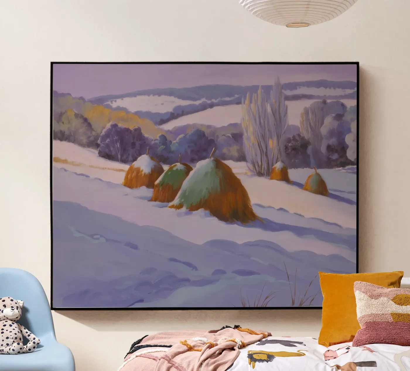 Winter Hooiberg Duo acryl van Celestial Harmony