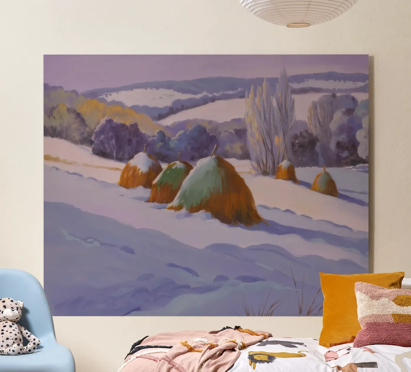 Winter Hooiberg Duo acryl van Celestial Harmony